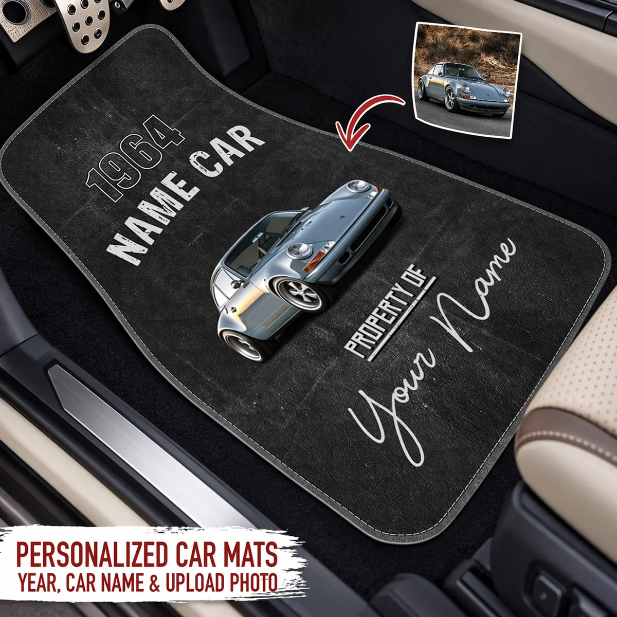 Custom Personalized Polyester Car Floor Mats