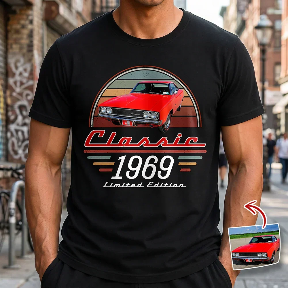 Custom Classic Car Photo T-Shirt