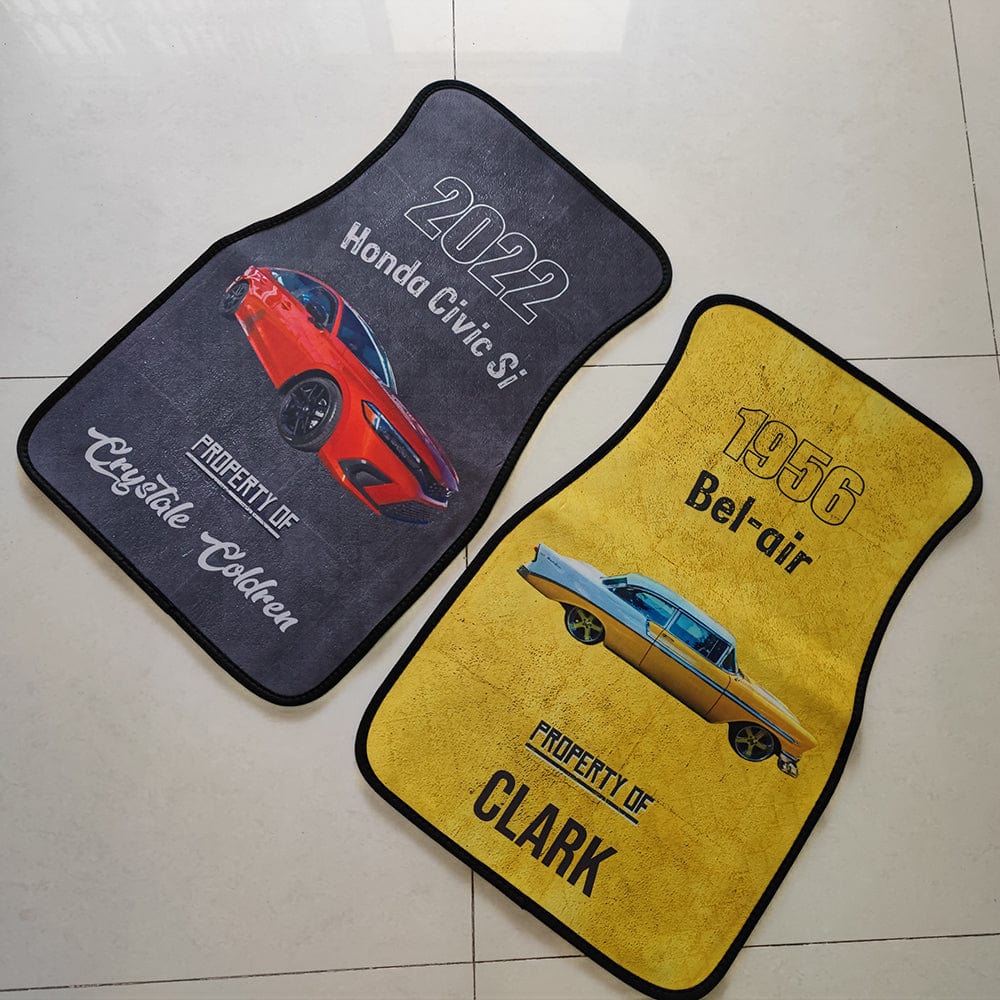 Custom Personalized Polyester Car Floor Mats