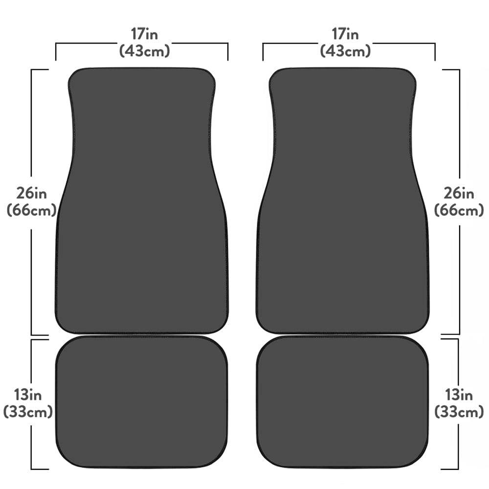 Custom Personalized Polyester Car Floor Mats
